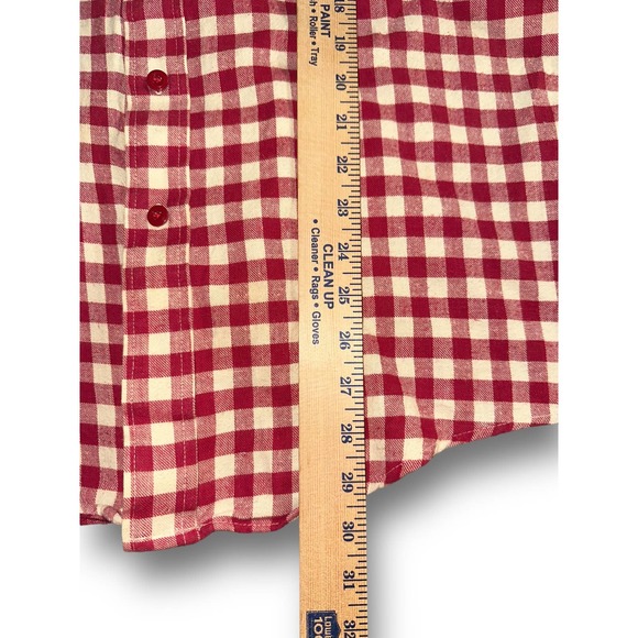 VTG Woolrich Flannel Red Gingham‎ Shirt Size: Large - Picture 3 of 5